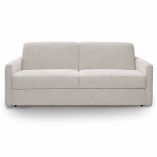 Sofa EMA 3 osobowa z pojemnikiem i funkcją spania codziennego stelaż włoski z materacem 160 cm