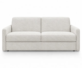 Sofa EMA 3 osobowa z pojemnikiem i funkcją spania codziennego stelaż włoski z materacem 160 cm
