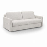 Sofa EMA 3 osobowa z pojemnikiem i funkcją spania codziennego stelaż włoski z materacem 160 cm