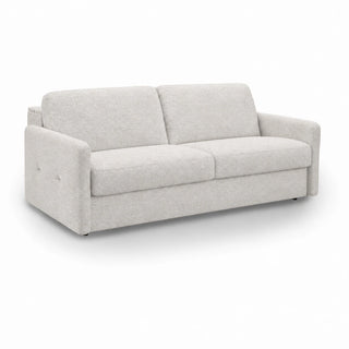 Sofa EMA 3 osobowa z pojemnikiem i funkcją spania codziennego stelaż włoski z materacem 160 cm