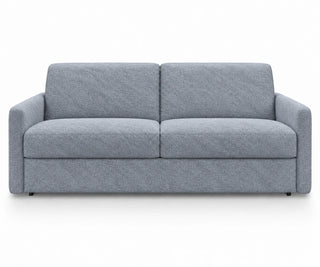 Sofa EMA 3 osobowa z pojemnikiem i funkcją spania codziennego stelaż włoski z materacem 160 cm