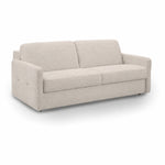 Sofa EMA 3 osobowa z pojemnikiem i funkcją spania codziennego stelaż włoski z materacem 160 cm