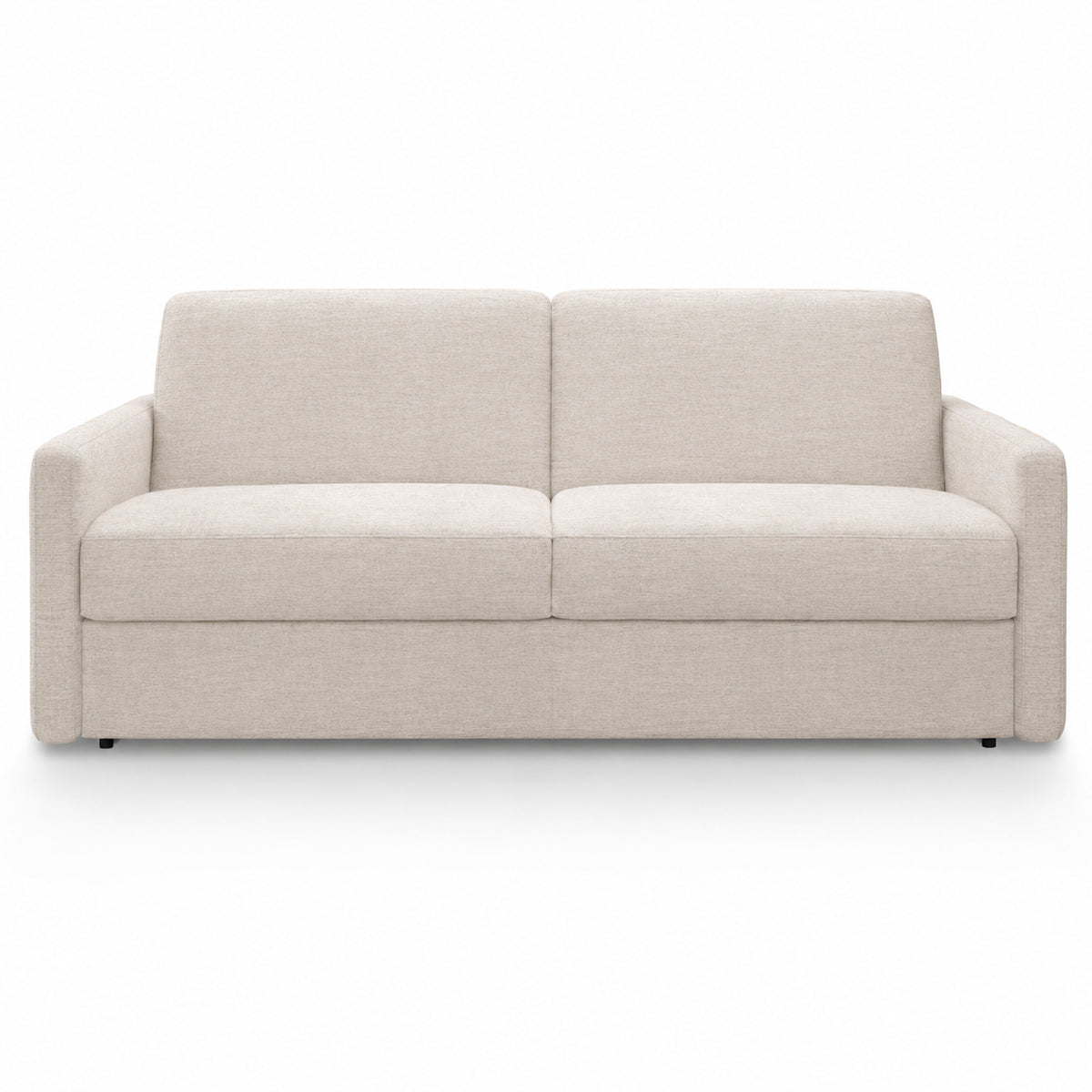 Sofa EMA 3 osobowa z pojemnikiem i funkcją spania codziennego stelaż włoski z materacem 160 cm