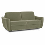 Sofa FLOSSY 2 osobowa z funkcją spania codziennego typu stelaż włoski z materacem 120 cm