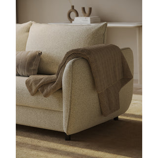 Sofa IVA 2,5 osobowa z funkcją spania codziennego stelaż włoski z materacem 140 cm + 4 poduszki dekoracyjne