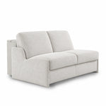 Sofa KIRA z funkcją spania codziennego stelaż włoski z materacem 120 cm i pojemnikiem
