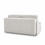 Sofa KIRA z funkcją spania codziennego stelaż włoski z materacem 120 cm i pojemnikiem