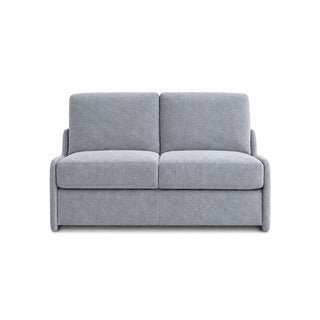 KIRA sofa without sides with daily sleeping function, Italian frame with a 120 cm mattress and a container