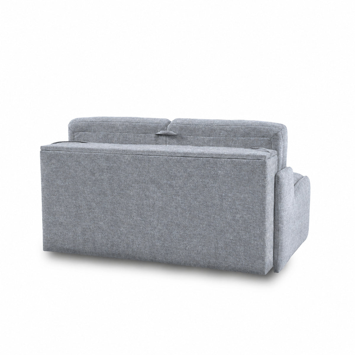 Sofa KIRA z funkcją spania codziennego stelaż włoski z materacem 120 cm i pojemnikiem