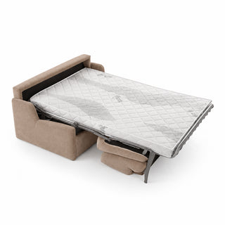 KIRA sofa without sides with daily sleeping function, Italian frame with a 120 cm mattress