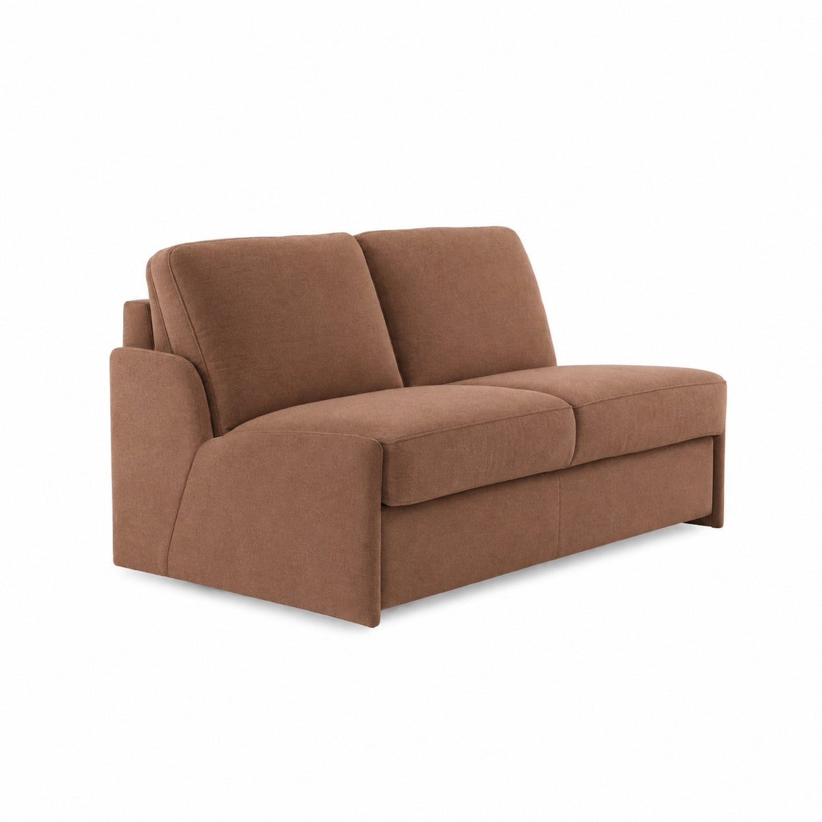 Sofa KIRA bez boków z funkcją spania codziennego stelaż włoski z materacem 120 cm