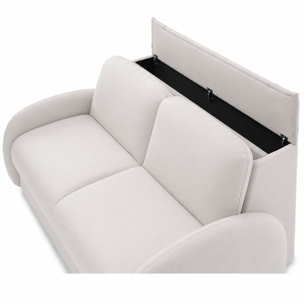 BELLA 3-seater sofa with sleeping function, Italian frame, 160 cm mattress and storage box 