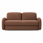 Sofa BELLA 3 osobowa z funkcją spania stelaż włoski z materacem 160 cm i pojemnikiem