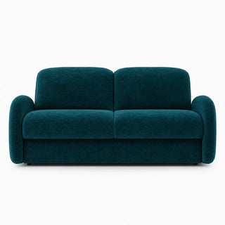 Sofa BELLA 3 osobowa z funkcją spania stelaż włoski z materacem 160 cm i pojemnikiem