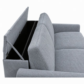 DOLLY 2.5 seater sofa with sleeping function Italian frame 140 cm mattress and container