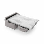 Sofa KIRA bez boków z funkcją spania codziennego stelaż włoski z materacem 120 cm