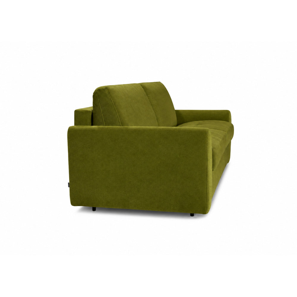 Sofa OLBIA 2 osobowa z funkcją spania stelaż włoski z materacem 120 cm