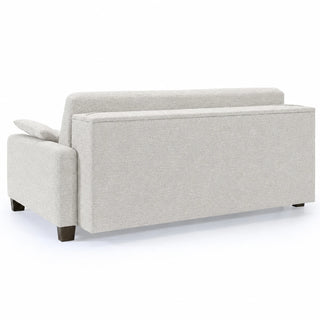 AURA 3-seater sofa with daily sleeping function, Italian frame, 160 cm mattress with container, on wooden legs