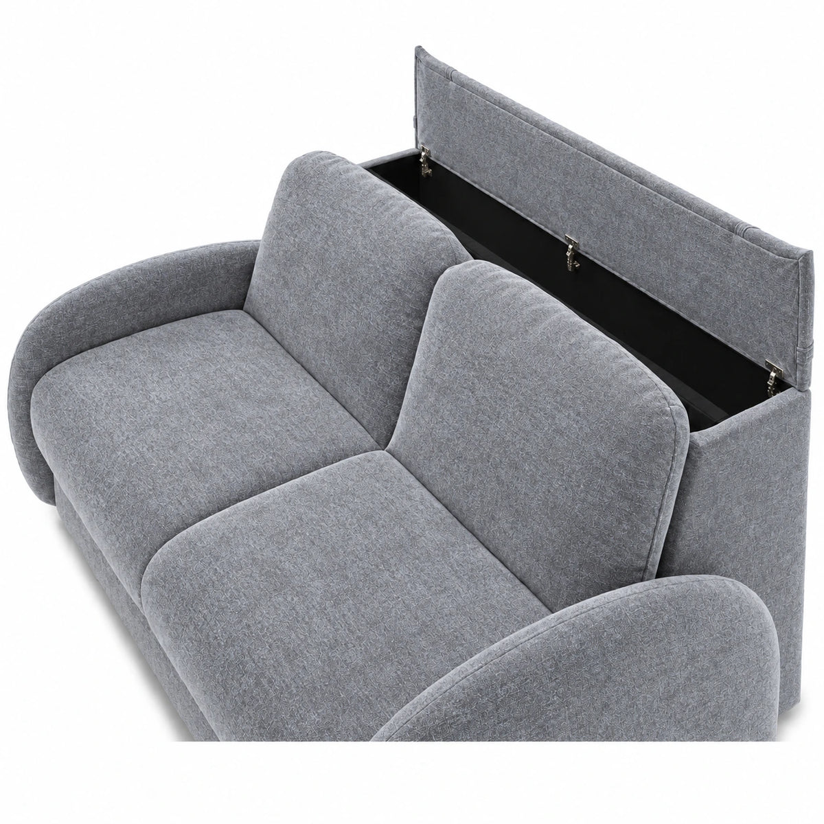 Sofa BELLA 2,5 osobowa z funkcją spania stelaż włoski z materacem 140 cm i pojemnikiem