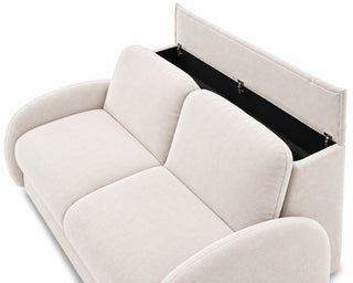 BELLA 2.5-Seater Sofa Bed with Italian Sofa Bed Mechanism, 140 cm Mattress and Bedding Storage Compartment