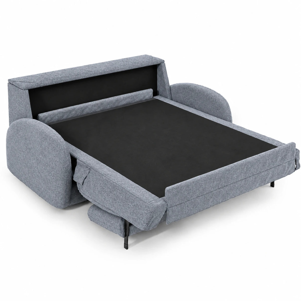 Sofa BELLA 3 osobowa z funkcją spania stelaż włoski z materacem 160 cm i pojemnikiem