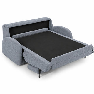 Sofa BELLA 3 osobowa z funkcją spania stelaż włoski z materacem 160 cm i pojemnikiem