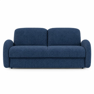 Sofa BELLA 3 osobowa z funkcją spania stelaż włoski z materacem 160 cm i pojemnikiem