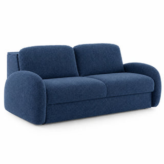Sofa BELLA 3 osobowa z funkcją spania stelaż włoski z materacem 160 cm i pojemnikiem