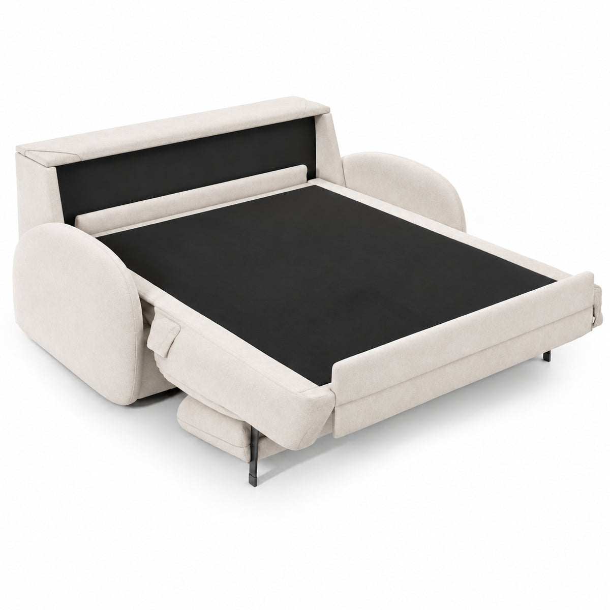BELLA 3-seater sofa with sleeping function, Italian frame, 160 cm mattress and storage box 