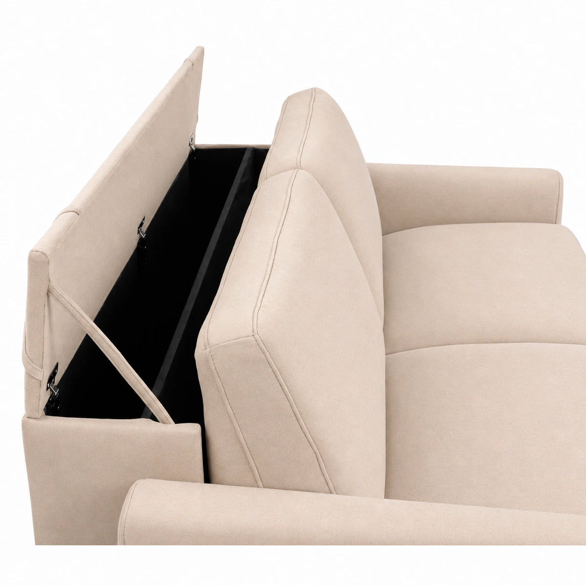 DOLLY 2.5 seater sofa with sleeping function Italian frame 140 cm mattress and container