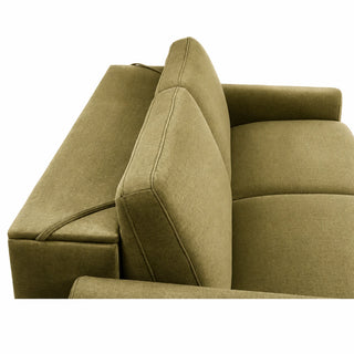 Sofa DOLLY 2,5 osobowa z funkcją spania stelaż włoski z materacem 140 cm i pojemnikiem