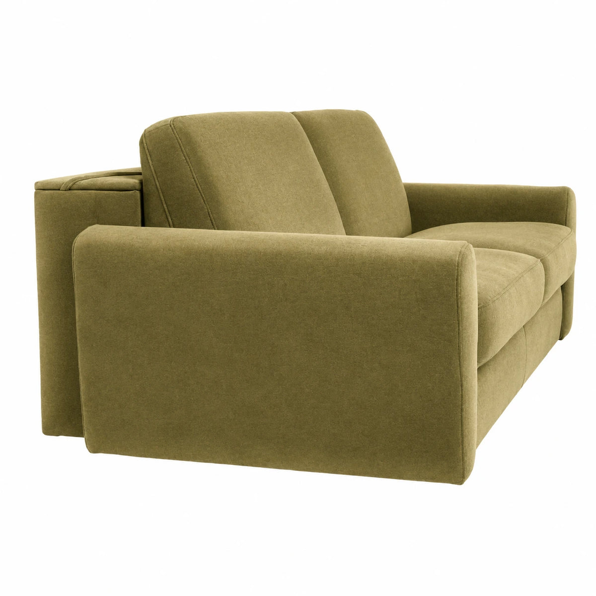 Sofa DOLLY 2,5 osobowa z funkcją spania stelaż włoski z materacem 140 cm i pojemnikiem