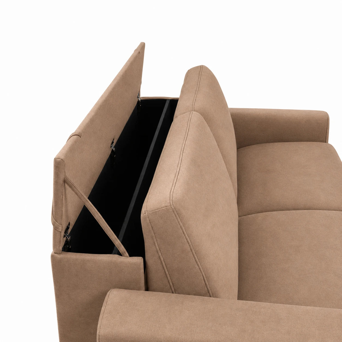 Sofa DOLLY 3 osobowa z funkcją spania stelaż włoski z materacem 160 cm i pojemnikiem