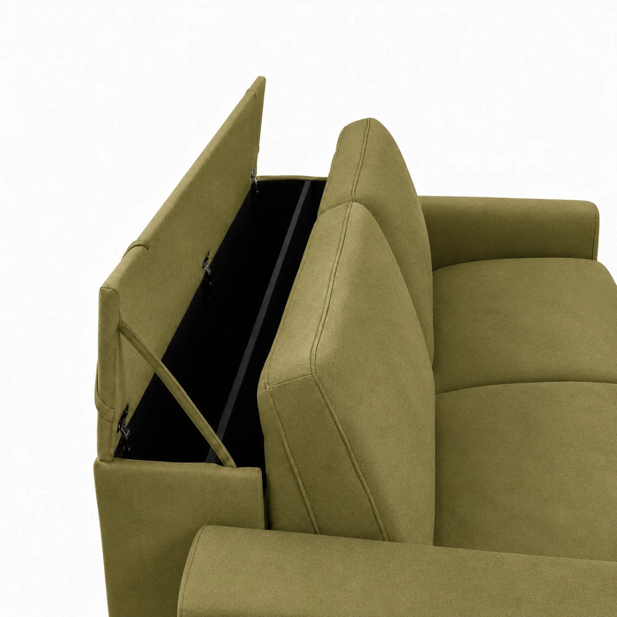 Sofa DOLLY 3 osobowa z funkcją spania stelaż włoski z materacem 160 cm i pojemnikiem