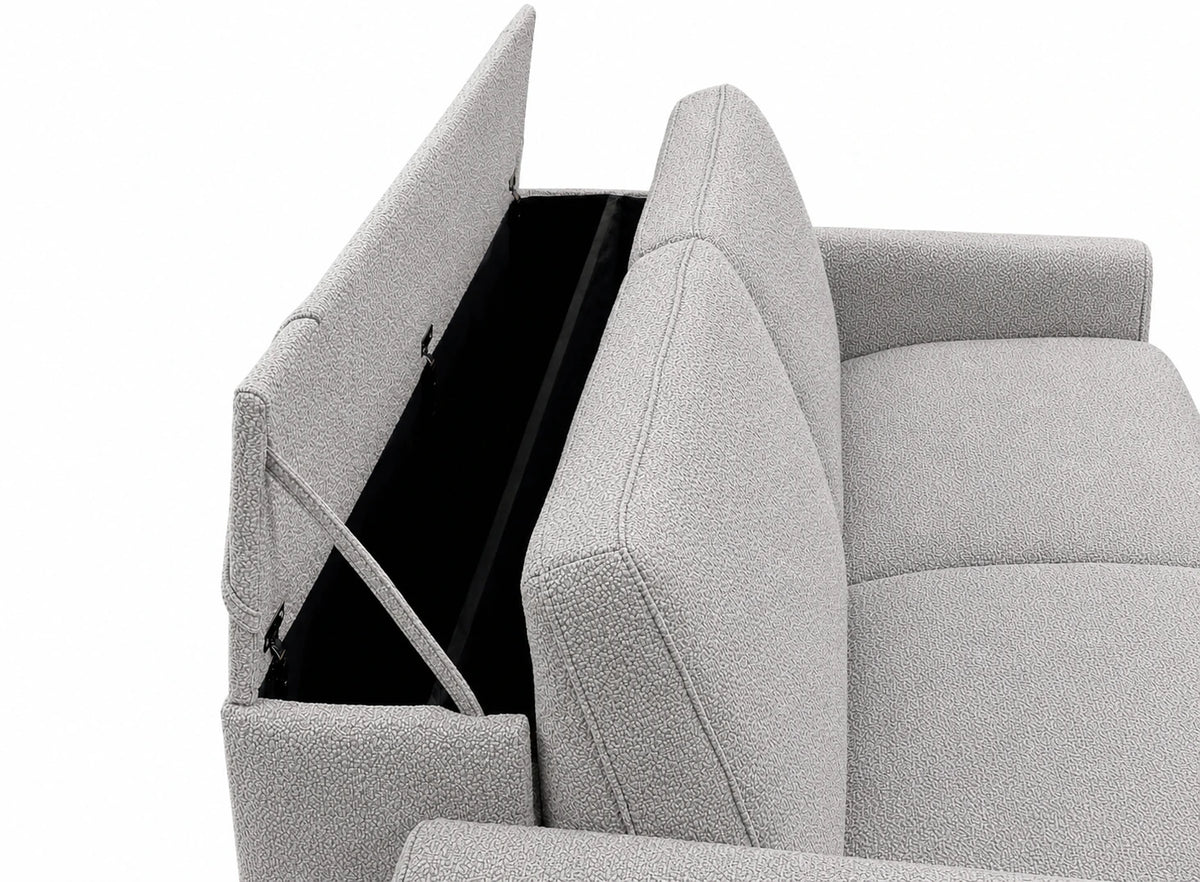 DOLLY 3-seater sofa with sleeping function, Italian frame, 160 cm mattress and container