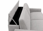 DOLLY 3-seater sofa with sleeping function, Italian frame, 160 cm mattress and container