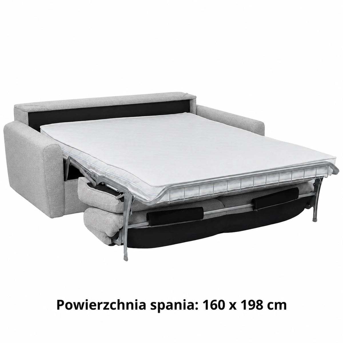 DOLLY 3-seater sofa with sleeping function, Italian frame, 160 cm mattress and container