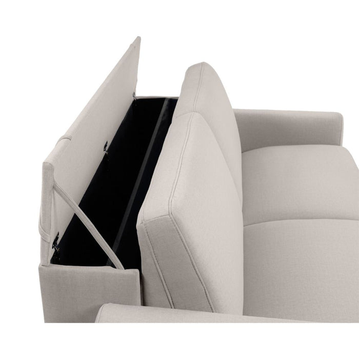 DOLLY 3-seater sofa with sleeping function, Italian frame, 160 cm mattress and container