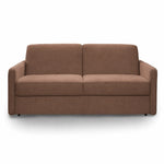 Sofa EMA 2,5 osobowa z pojemnikiem i funkcją spania codziennego stelaż włoski z materacem 140 cm