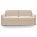 Sofa EMA 3 osobowa z pojemnikiem i funkcją spania codziennego stelaż włoski z materacem 160 cm