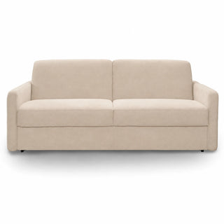 Sofa EMA 3 osobowa z pojemnikiem i funkcją spania codziennego stelaż włoski z materacem 160 cm