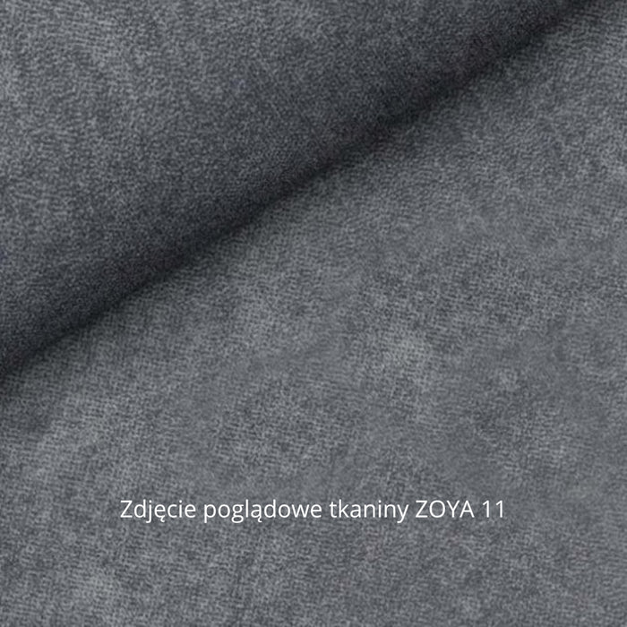 Sofa EMA 2,5 osobowa z pojemnikiem i funkcją spania codziennego stelaż włoski z materacem 140 cm