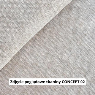Sofa AURA 3 osobowa z funkcją spania codziennego stelaż włoski z materacem 160 cm z pojemnikiem na drewnianych nóżkach