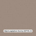 Narożnik DOLLY z funkcją spania codziennego stelaż włoski z materacem 140 cm i pojemnikiem na pościel