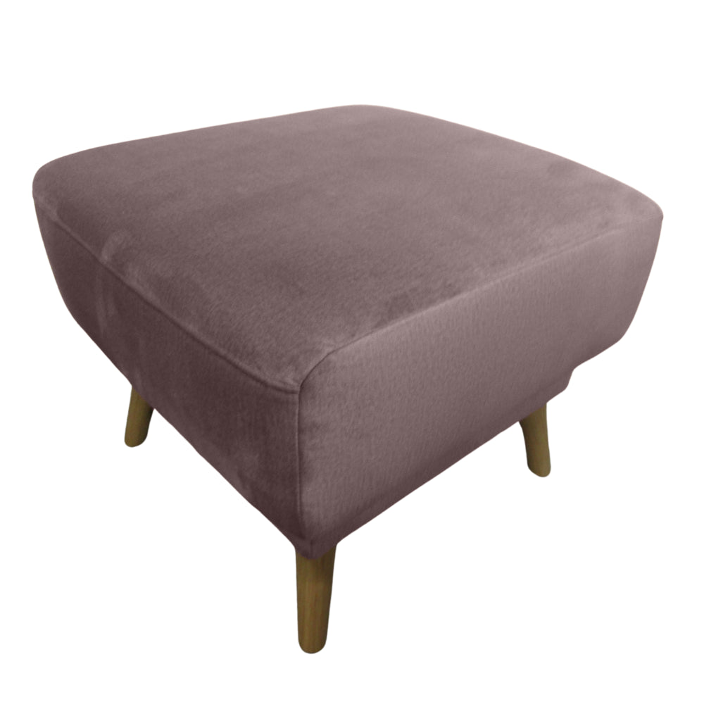 Podnóżek FLOPP na drewnianych nóżkach ze skrzynką