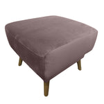 Podnóżek FLOPP na drewnianych nóżkach ze skrzynką