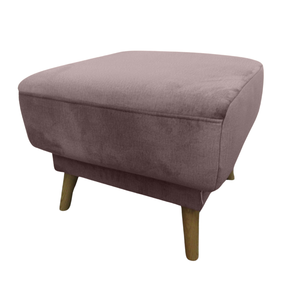 Podnóżek FLOPP na drewnianych nóżkach ze skrzynką