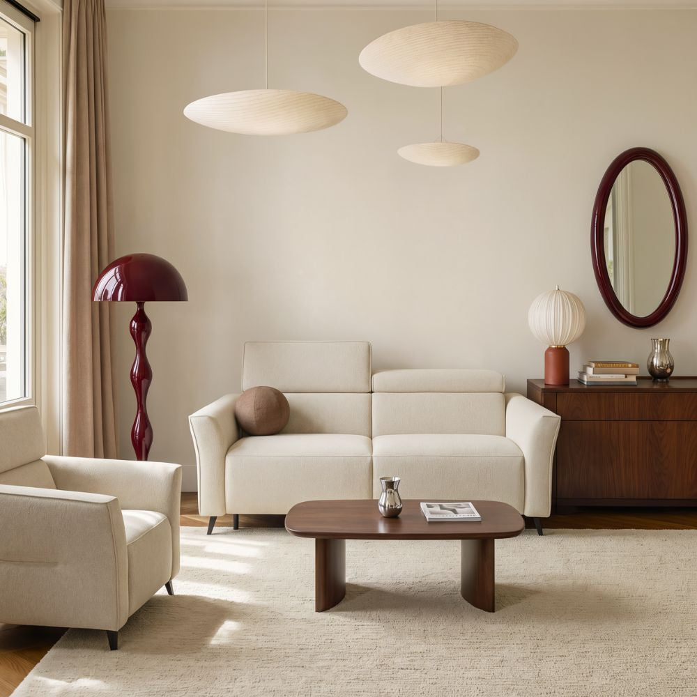 NOLA 2.5-seater sofa with daily sleeping function, Italian frame with a 140 cm mattress