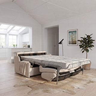 Sofa KIRA bez boków z funkcją spania codziennego stelaż włoski z materacem 120 cm