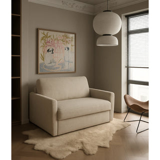 RADIUS armchair with daily sleeping function, Italian frame with 80 cm mattress